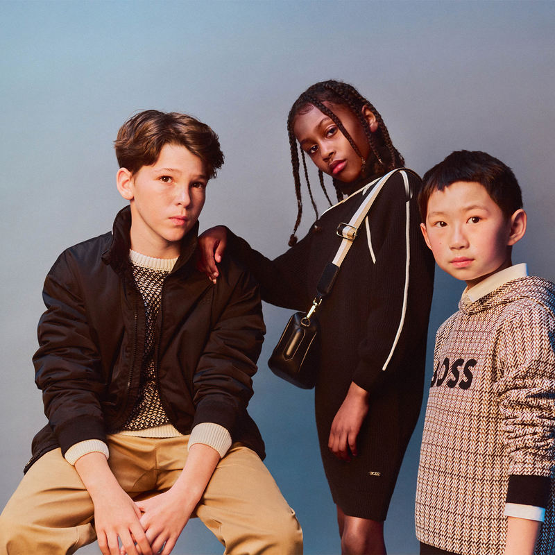 Jacket with high collar BOSS 
                        BOY