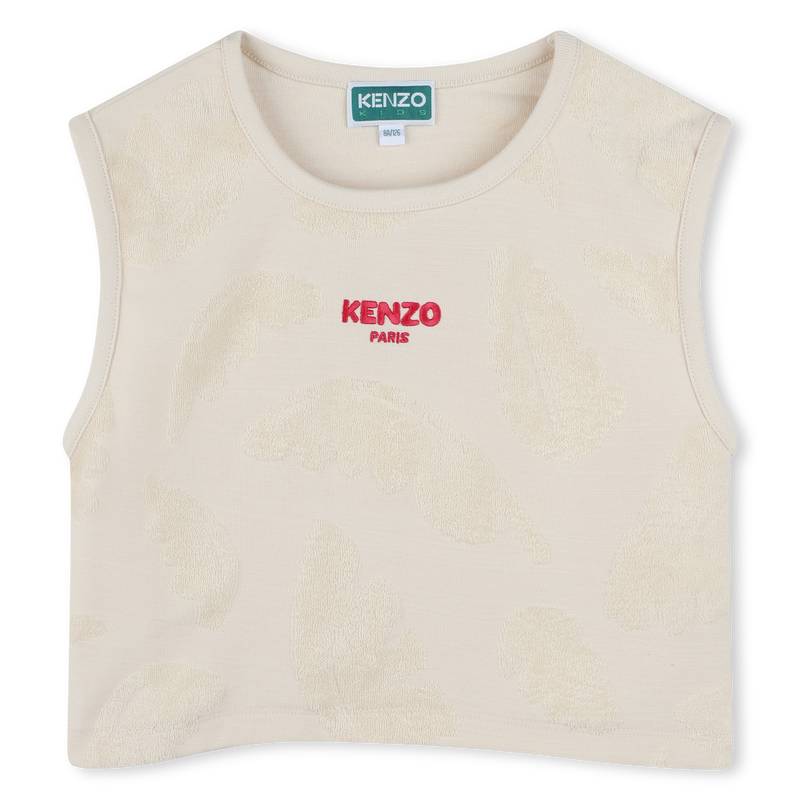 Terry cloth vest top &amp; shorts KENZO KIDS 
                        GIRL