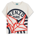 Short-sleeved cotton T-shirt KENZO KIDS 
                    UNISEX