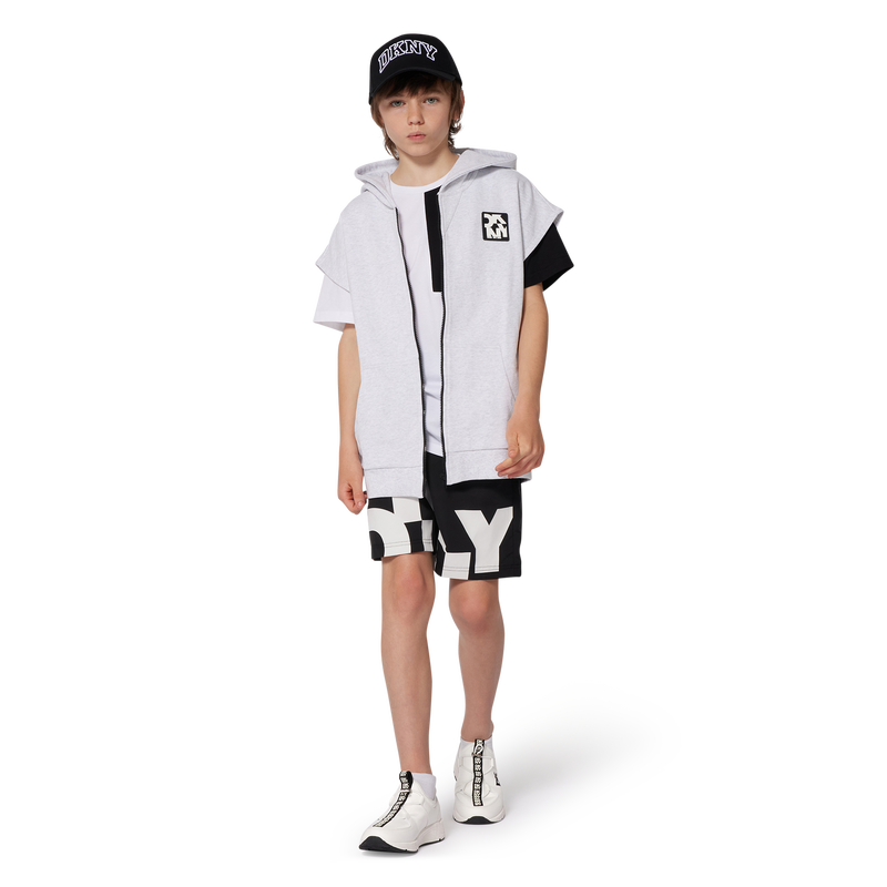 Zip-up sleeveless cardigan DKNY 
                        UNISEX