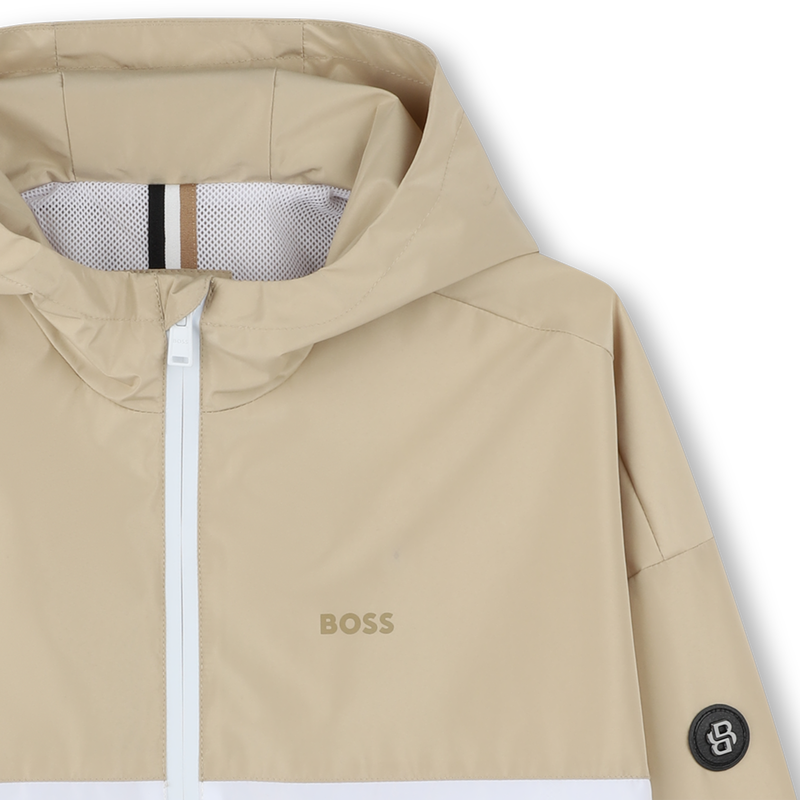 Two-tone hooded windbreaker BOSS 
                        BOY