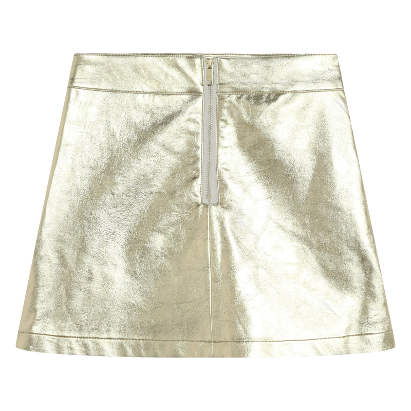 Short Crackle-Effect Skirt MICHAEL KORS 
                        GIRL