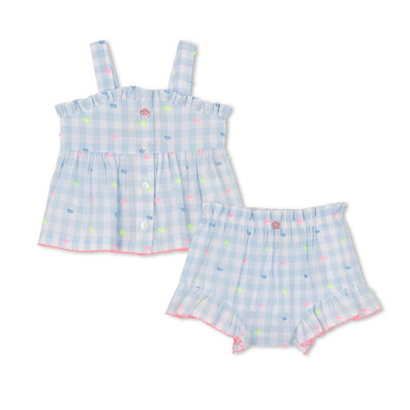 STRAP TOP SET + SHORTS BILLIEBLUSH 
                        GIRL