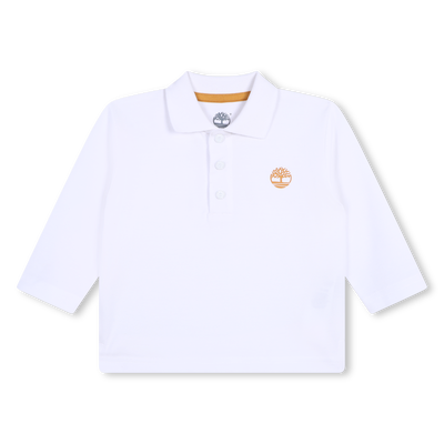 Plain polo with logo on chest TIMBERLAND BOY
