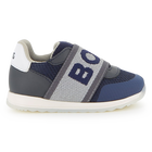 Sneakers with branded elastic BOSS 
                    BOY