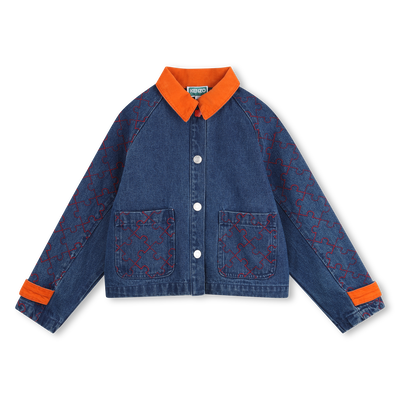 Denim jacket KENZO KIDS GIRL