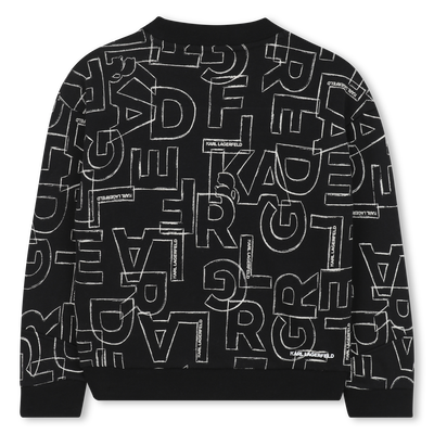 Fleece sweatshirt KARL LAGERFELD KIDS BOY