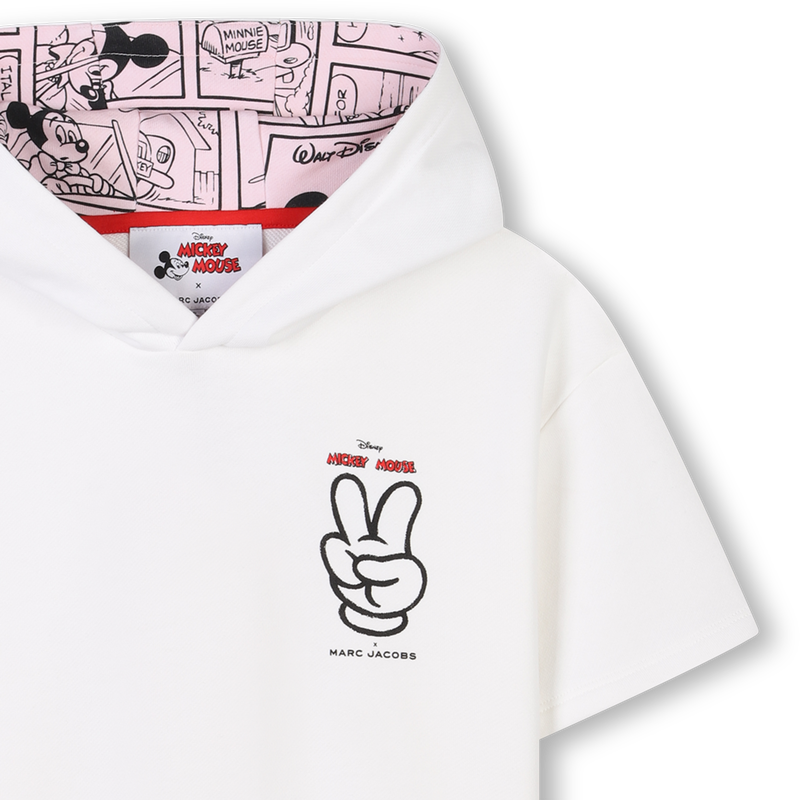 Hooded cotton dress MARC JACOBS 
                        GIRL