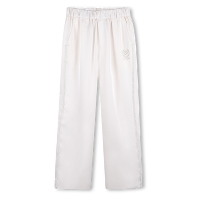 SATIN JOGGING TROUSERS KARL LAGERFELD KIDS GIRL