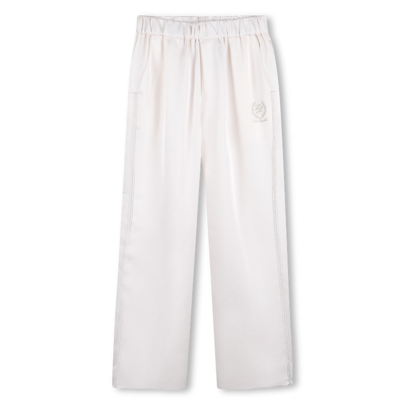 SATIN JOGGING TROUSERS KARL LAGERFELD KIDS 
                        GIRL