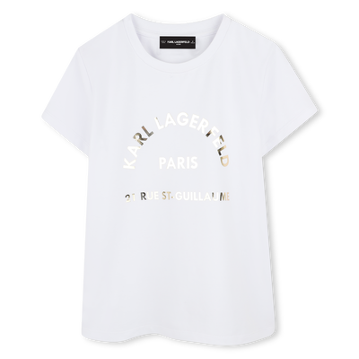 Short-sleeved T-shirt KARL LAGERFELD KIDS GIRL
