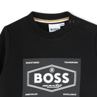 Round-neck fleece sweatshirt BOSS 
                    BOY