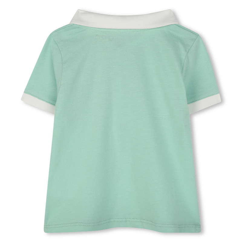 Cotton polo shirt and shorts KENZO KIDS 
                        BOY