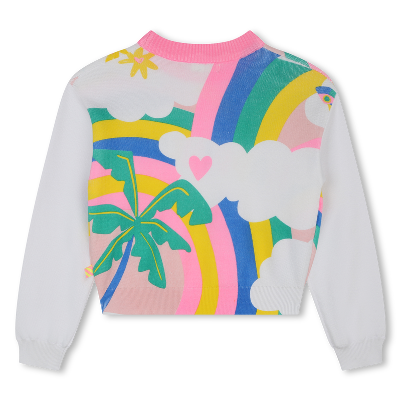 Multicoloured cotton jumper