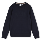 Sweater, NAVY, hi-res