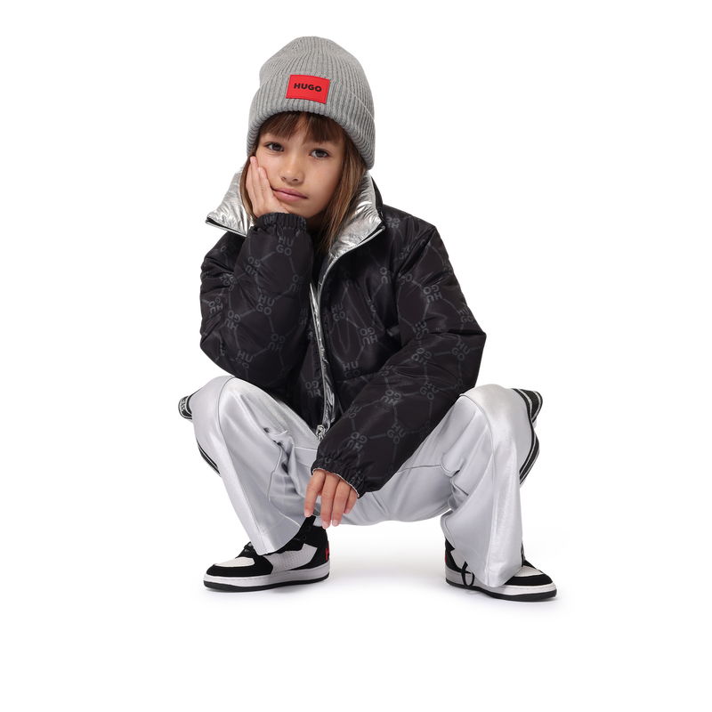 Reversible Cropped Puffer HUGO 
                    GIRL