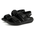Hook-and-loop leather sandals KARL LAGERFELD KIDS 
                    BOY