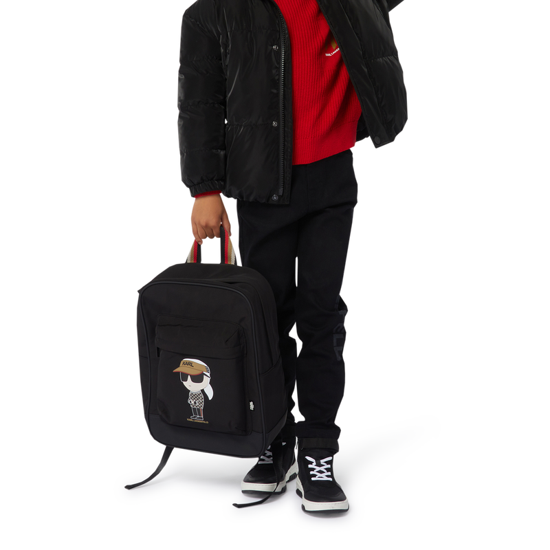 High-top leather trainers KARL LAGERFELD KIDS 
                        BOY