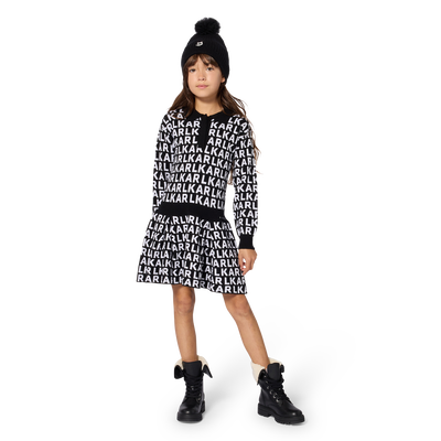 Knitted beanie KARL LAGERFELD KIDS GIRL
