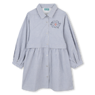 Fine stripe shirt dress KENZO KIDS 
                    GIRL
