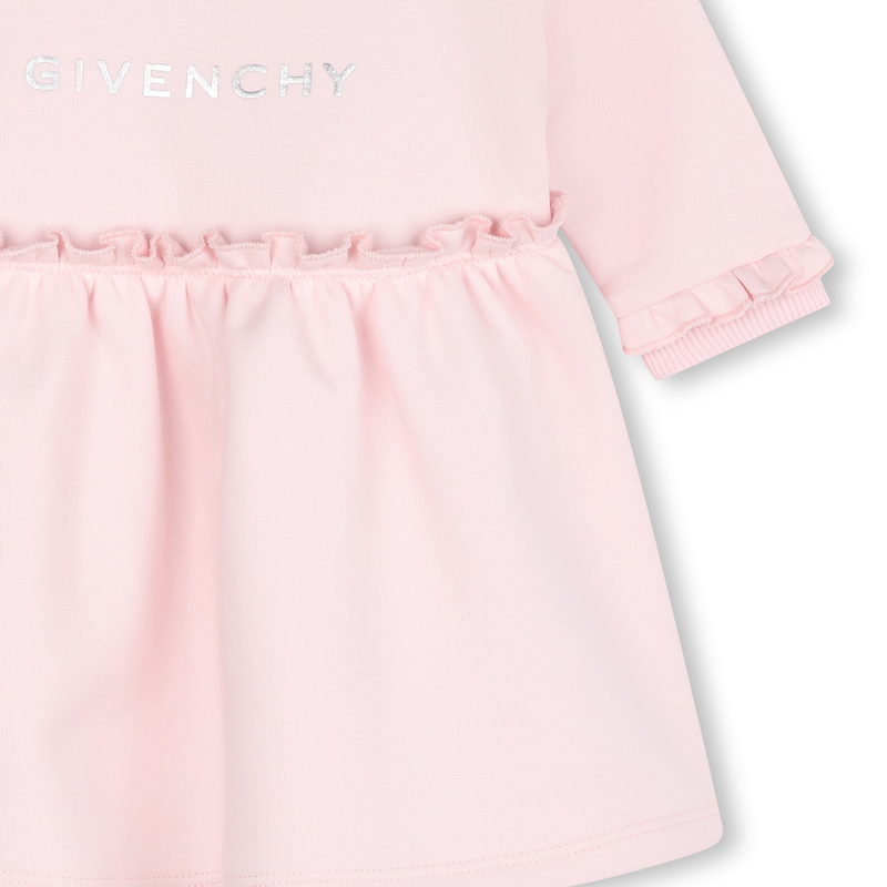 Ruffled Fleece Dress GIVENCHY 
                        GIRL