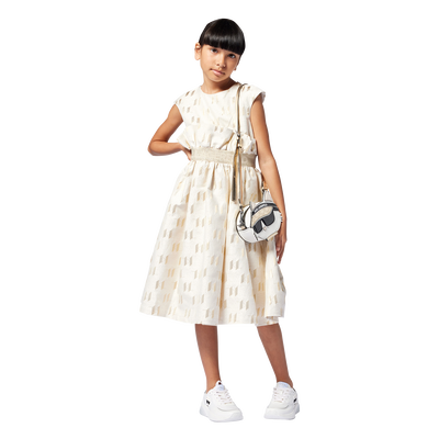 Coated fabric handbag KARL LAGERFELD KIDS GIRL