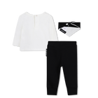 T-shirt, boxer shorts and scarf set KARL LAGERFELD KIDS 
                    BOY