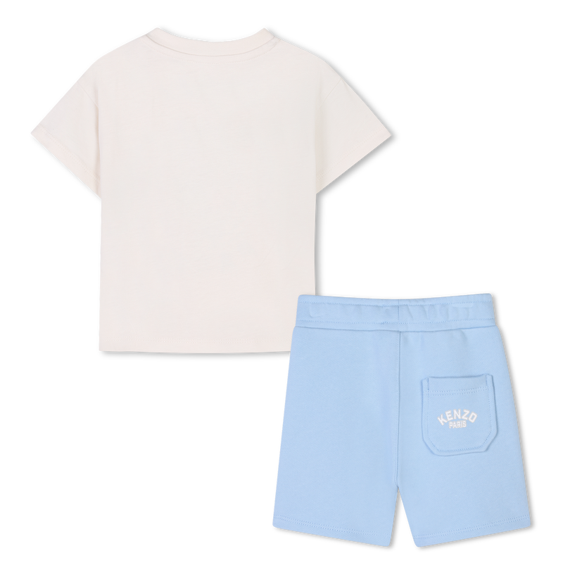 T-shirt and Bermuda shorts set KENZO KIDS 
                        BOY