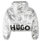 Reversible cropped puffer HUGO 
                    GIRL