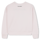 Long-sleeved sweatshirt KARL LAGERFELD KIDS 
                    GIRL