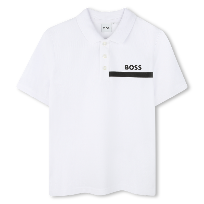 SHORT SLEEVE POLO BOSS 
                        BOY