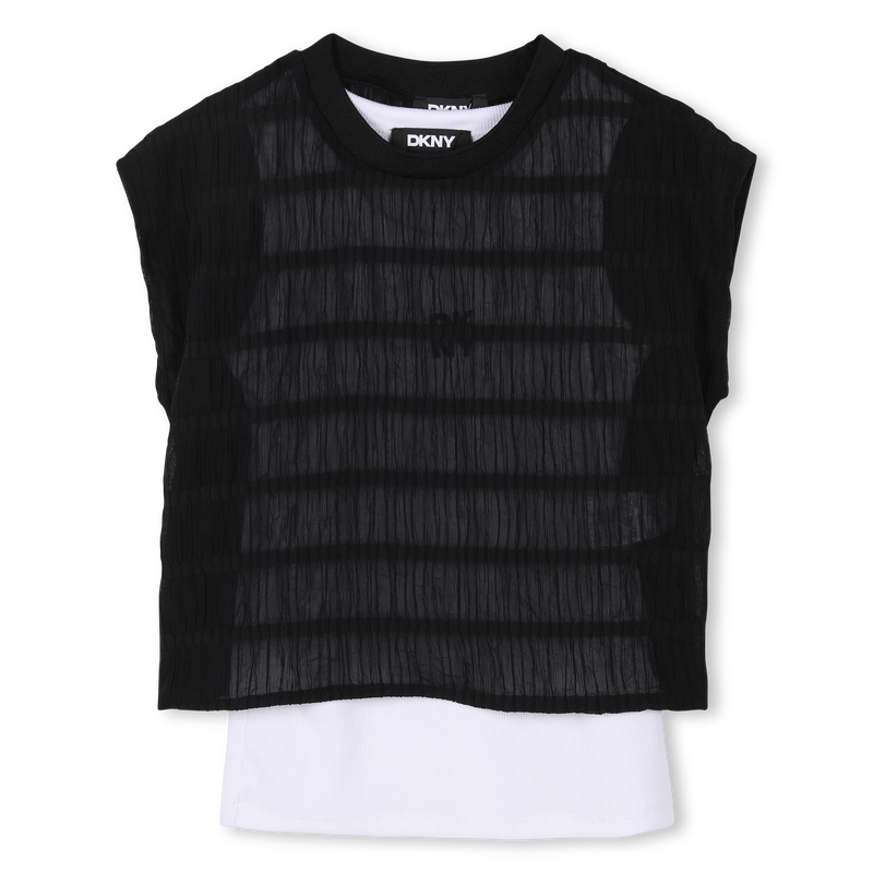 2-in-1 party T-shirt DKNY 
                        GIRL