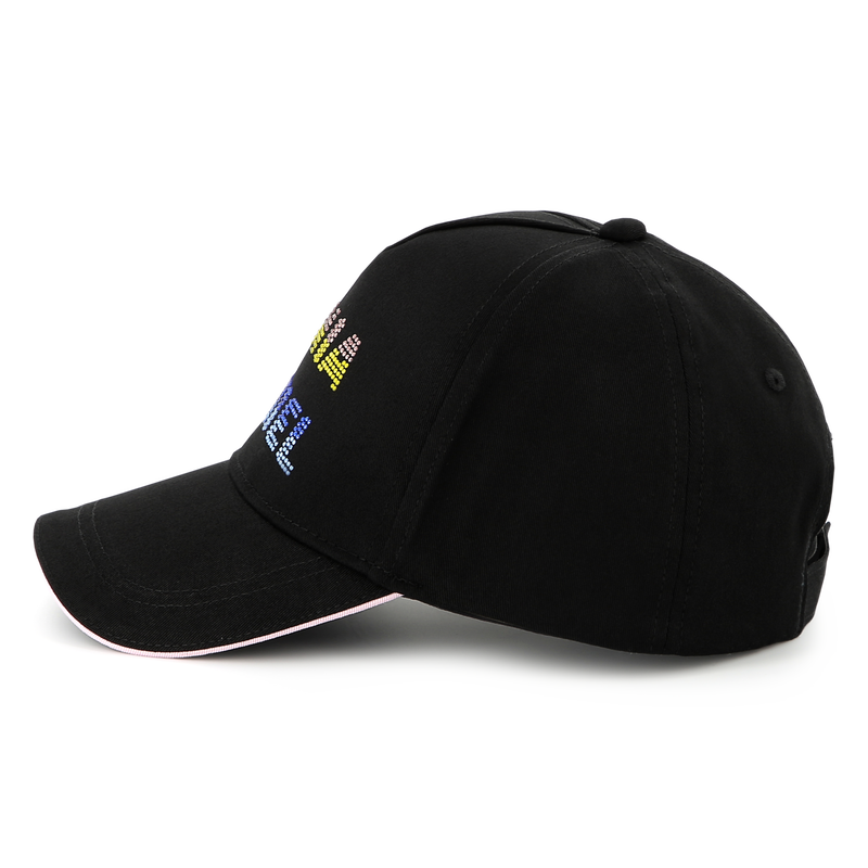 Cotton hook-and-loop cap SONIA RYKIEL 
                        GIRL