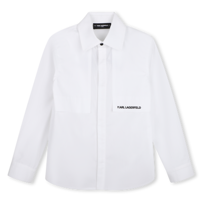 Long sleeve shirt KARL LAGERFELD KIDS BOY
