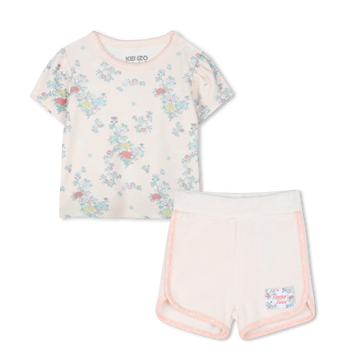 Shorts and T-shirt set KENZO KIDS GIRL