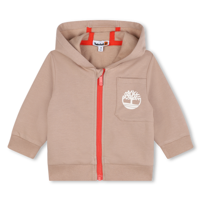 Hooded zipped sweatshirt TIMBERLAND BOY