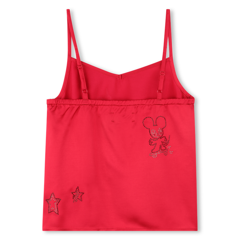 Satin camisole with diamant&eacute;s ZADIG & VOLTAIRE 
                        GIRL