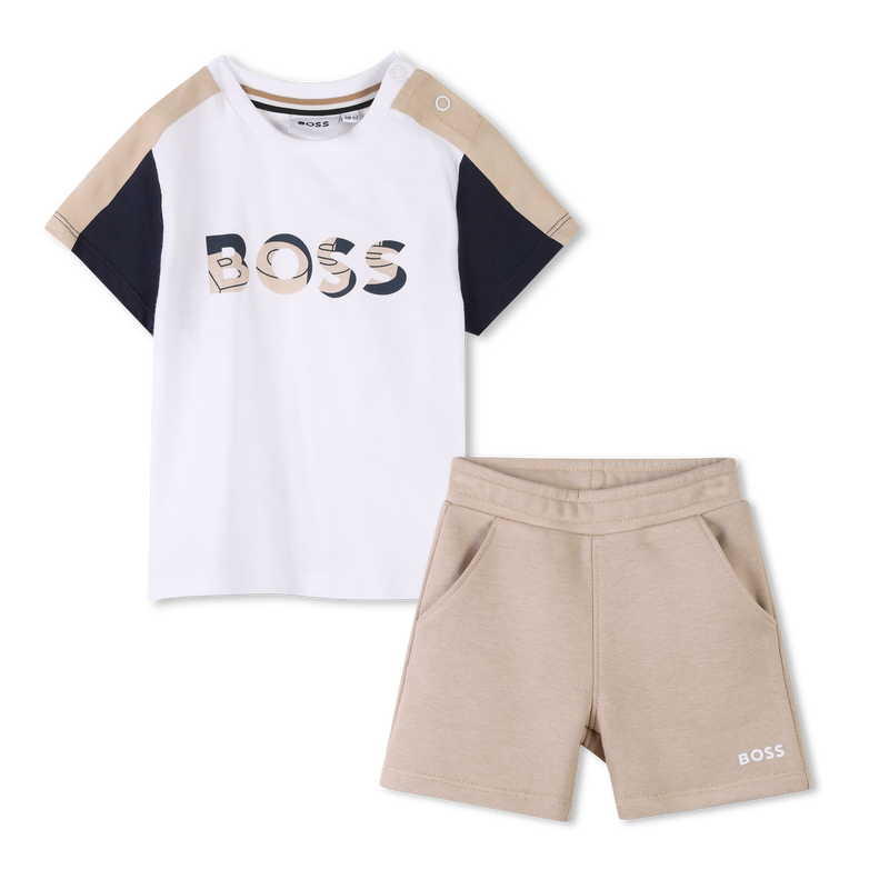 T-shirt and shorts set BOSS 
                        BOY