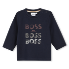 Long sleeve t-shirt, NAVY, hi-res