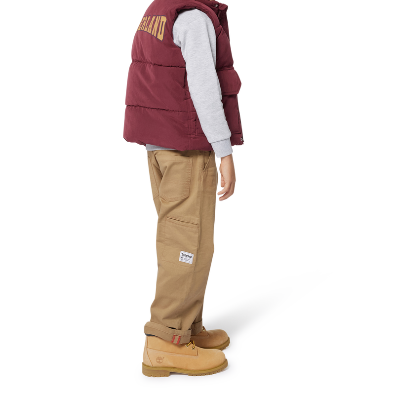 Zip-up logo parka TIMBERLAND 
                        BOY