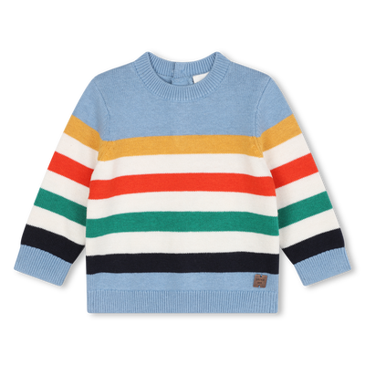 Striped knitted jumper CARREMENT BEAU BOY