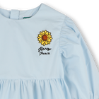 Two-colour flared dress KENZO KIDS 
                    GIRL