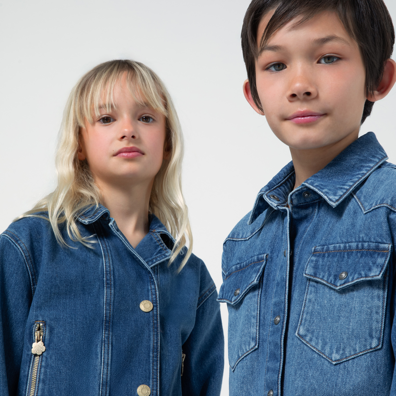 Denim jacket KENZO KIDS 
                        GIRL