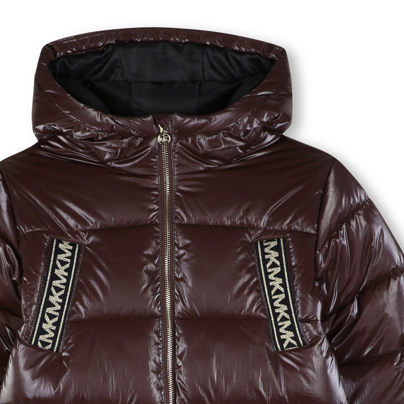 Hooded down jacket MICHAEL KORS 
                        GIRL