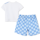 Shorts and T-shirt set KARL LAGERFELD KIDS 
                    BOY