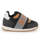 Sneakers with branded elastic BOSS 
                    BOY