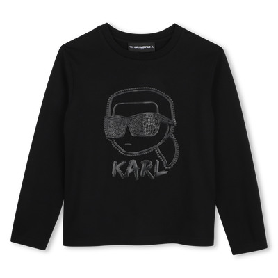 Long sleeve t-shirt KARL LAGERFELD KIDS BOY