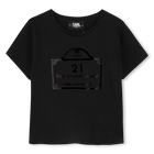 T-shirt with prints KARL LAGERFELD KIDS 
                    GIRL