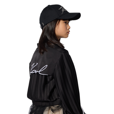 Pleated sleeve jacket KARL LAGERFELD KIDS GIRL