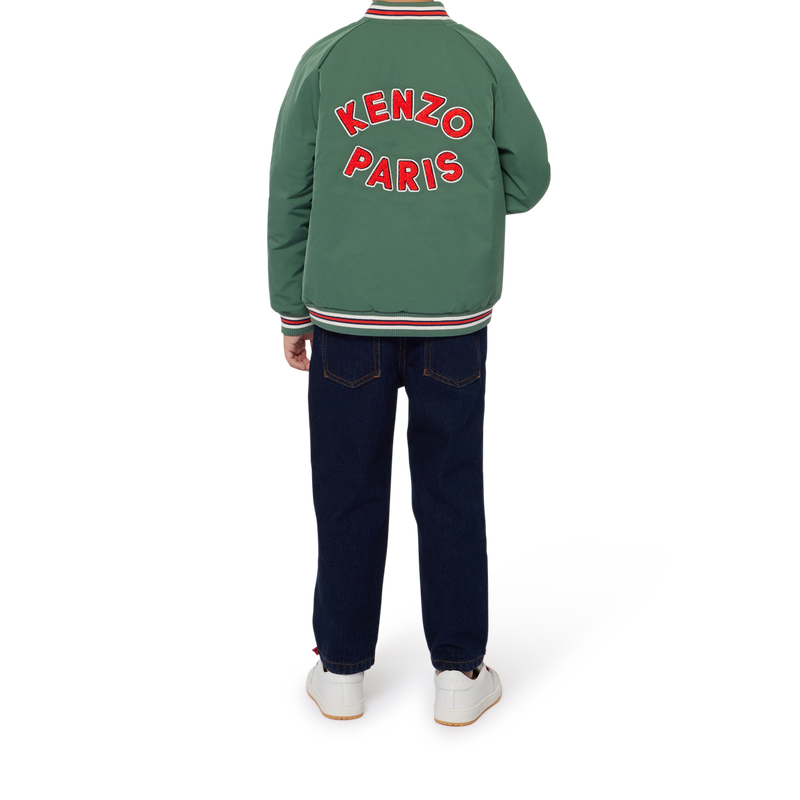 Zipped raglan-sleeve jacket KENZO KIDS 
                        UNISEX
